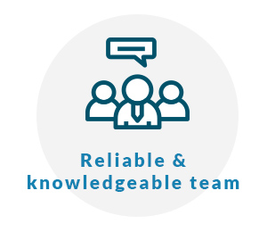 Reliable, Knowledgeable Team