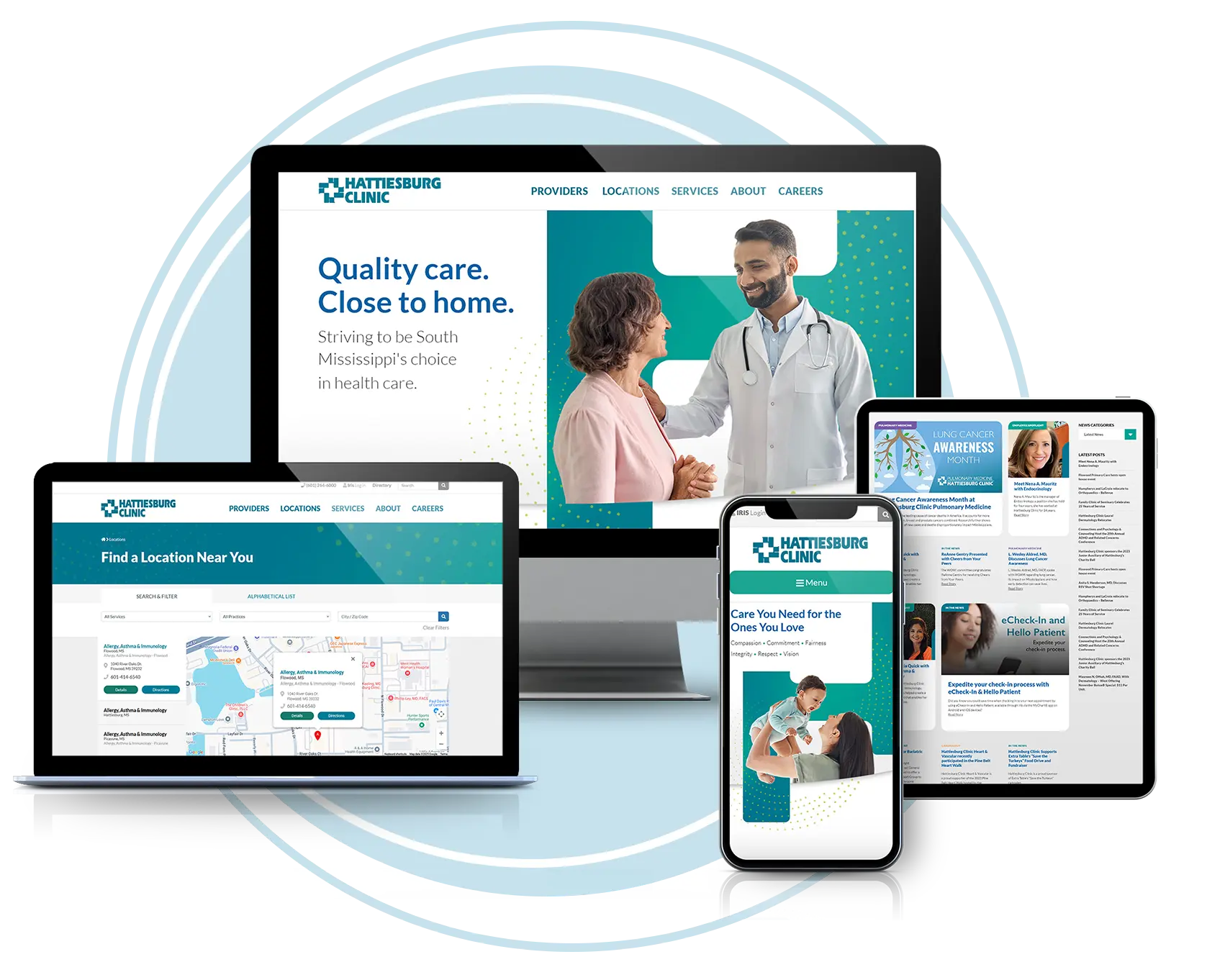 http://Large%20Healthcare%20Organization%20Website%20Example%20-%20Hattiesburg%20Clinic