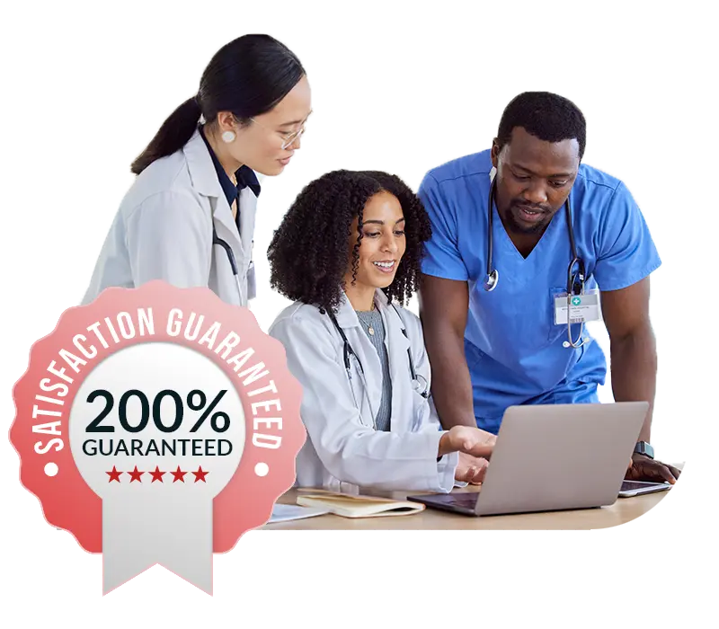http://Image%20of%20200%%20Guarantee,%20Doctors%20looking%20at%20laptop