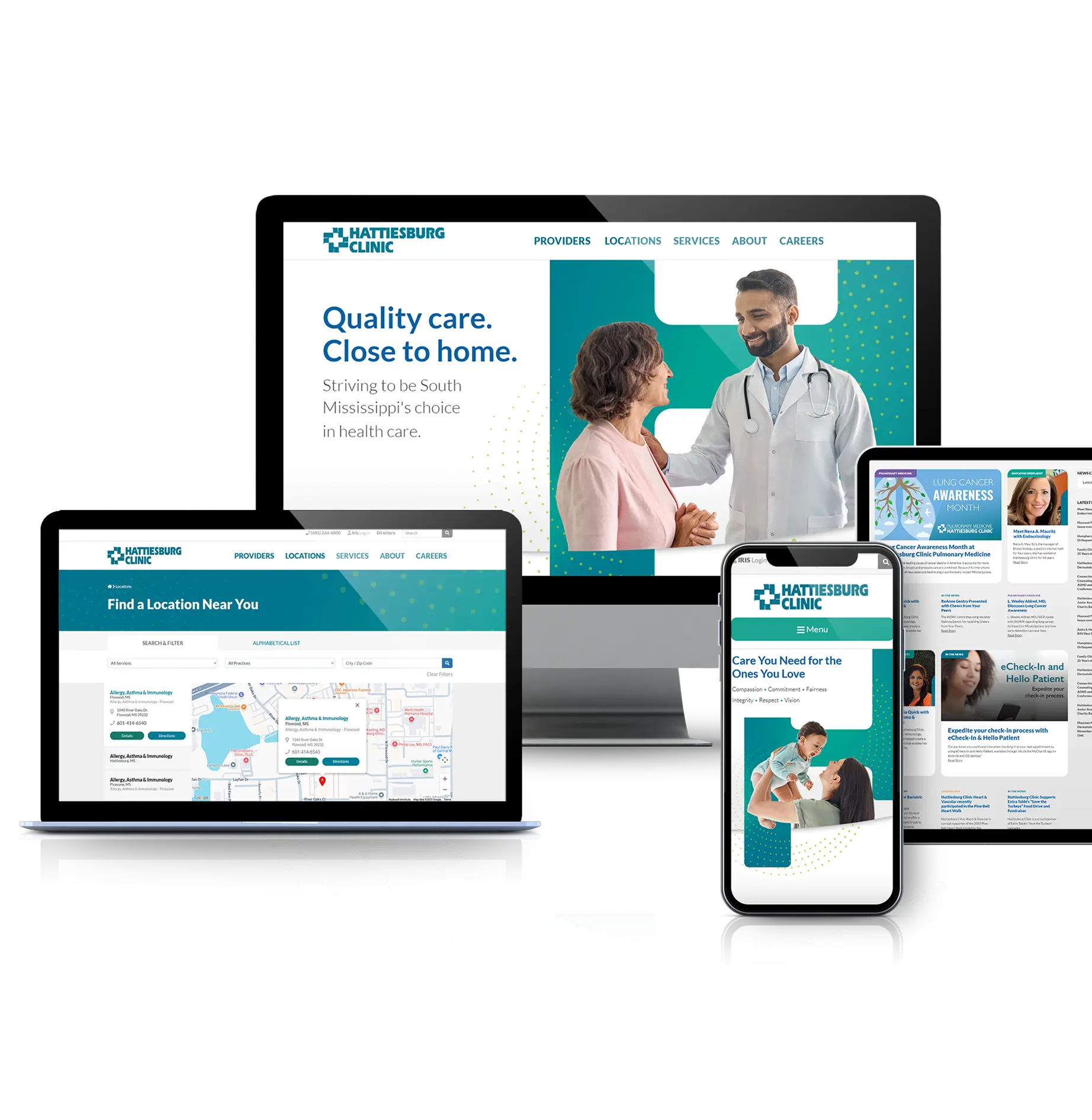 http://Enterprise%20Custom%20Websites%20for%20Healthcare%20Example%20Hattiesburg%20Clinic