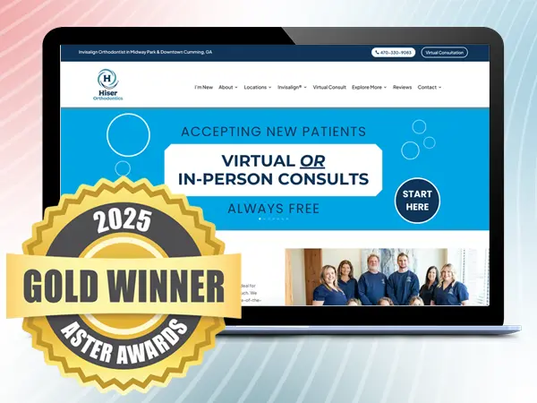 Full Media Earns Two Gold Awards for Website Design in the 2025 Aster Awards
