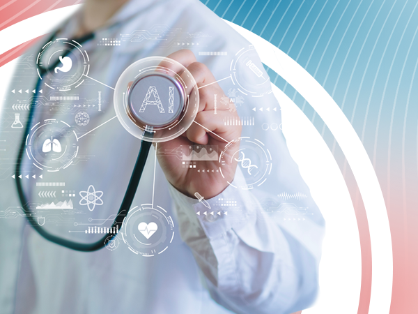 Doctor Interacting with AI